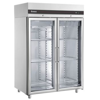 Inomak koelkast 2/1 GN met 2 glazen deuren CEP2144/GL