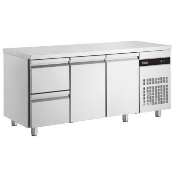 Inomak vrieswerkbank 1/1 GN met 4 lades en 1 deur PNEG229