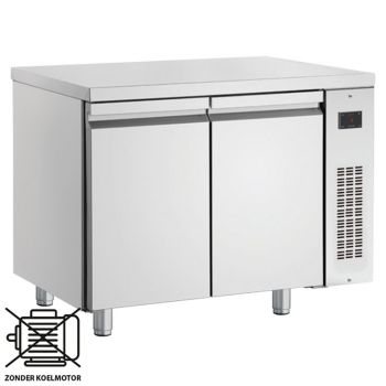 Inomak koelwerkbank 1/1 GN Remote met 2 deuren PNR99/RU