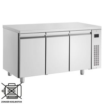 Inomak koelwerkbank 1/1 GN Remote met 3 deuren PNR999/RU