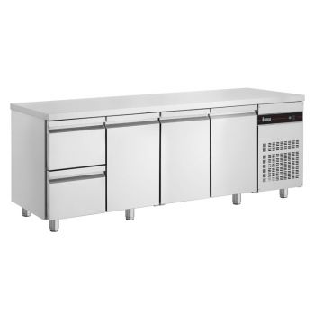 Inomak koelwerkbank 1/1 GN met 2 lades en 3 deuren PNRP2999