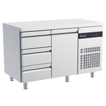Inomak koelwerkbank 1/1 GN met 3 lades en 1 deur PNRP39