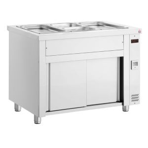 Inomak bain marie Smartline op neutrale kast 4x 1/1 GN MDV714