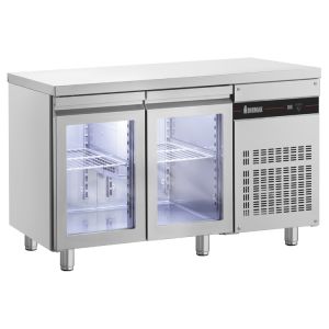 Inomak koelwerkbank Slimline met 2 glasdeuren PMRP99/GL