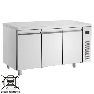 Inomak koelwerkbank 1/1 GN Remote met 3 deuren PNR999/RU