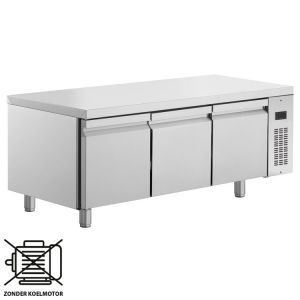 Inomak koelwerkbank 1/1 GN Snackline Remote met 3 deuren PWD777/RU