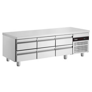 Inomak koelwerkbank 1/1 GN Snackline met 6 lades PWDP333