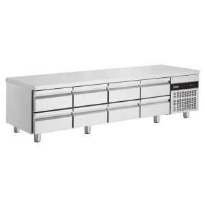 Inomak koelwerkbank 1/1 GN Snackline met 8 lades PWDP3333