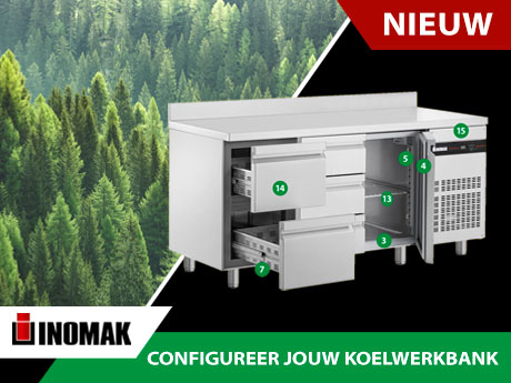 Configureer jouw koelwerkbank